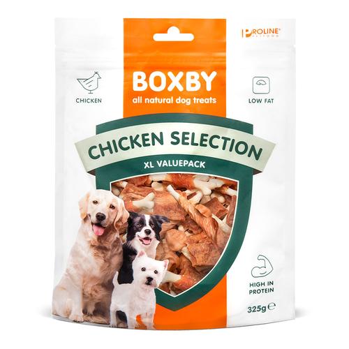 2x325g Hühnerauswah Boxby Hundesnack - zum Sonderpreis!