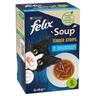 30 + 6 gratis! 36 x 48 g Felix Soup - Varietà di Mare