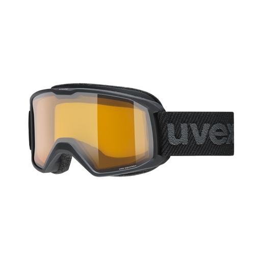 Uvex ELEMNT LGL Unisex-Skibrille Vollrand Monoscheibe Kunststoff-Gestell, schwarz