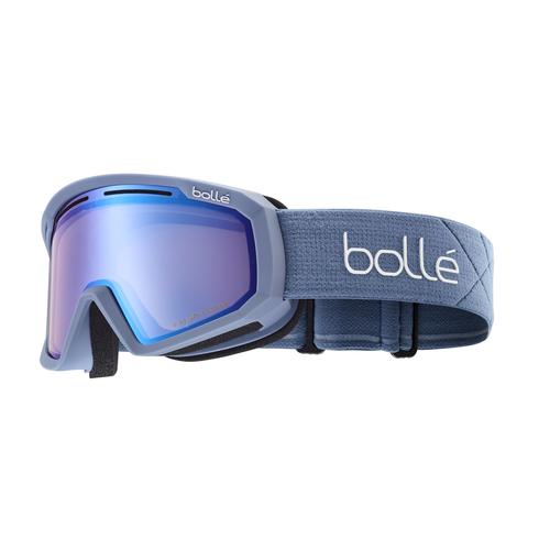 Bollé Y7 OTG Unisex-Skibrille Vollrand Monoscheibe Kunststoff-Gestell, blau