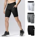 Hot Men Quick Dry Short Mens Compression Running Tights Gym Fitness Sport Shorts Leggings intimo