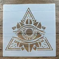 20*20 cm Mandala Pyramiden DIY mandala form für malerei schablonen gestempelt fotoalbum geprägt