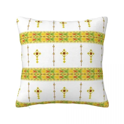 Äthiopischen Habesha Tibeb Telet Kissenbezug Weiche Polyester Kissen Abdeckung Geschenk Afrikanische Image