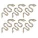 Snake Nail Charms 3d Snake Nail Charms Nail Diamonds for Nails Alloy Snake Jewelry Charms Gems Diamonds for Diy Crafts Nail ( 6 Golden )