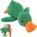 Duck Dog Toy Dog Toy Robust Duck Dog Toy Cuddly Toy for Dogs Durable Plush Chew Toy for Large Puppies and Small to Medium Dogs (Duck Green)