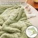 lsiaeian Pet Blanket Warm Soft Comfortable Dogs Cats Plush Blanket Thickened Warm Pet Sleeping Mat Pet Supplies