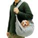 Dog Sling Carrier Pet Sling Carrier with Adjustable Strap Dog Sling Carrier Bag with Front Pocket Breathable Pet Carrier Bag for Puppy Small Dog Cat Hands Free Pet Carrier Sling Bag for Outdoor Travel