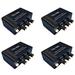 4X NE5532 Dual OP Amp Front Audio Amplifier Tube Preamp Treble Mid Bass Tone Control Dual- Attenuated Volume