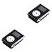 2pcs Mini USB Clip MP3 Player LCD Screen Support 32GB Micro SD TF (Black)