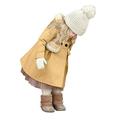 ASFGIMUJ Toddler Jackets For Girls Winter Windproof Coat Jacket Kids Warm Hooded Outerwear Jacket Baby Girl Coat Yellow 1 Years-2 Years