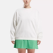 Women's Lux Oversized Crew (Plus Size) in White