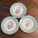 Disney Dining | Disney Poohtanicals Winnie The Pooh, Eeyore And Tigger 7.75" Children's 3 Plates | Color: Tan | Size: Os