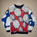 Adidas Tops | Adidas Originals Sweater Adult Small Red/Blue/Yellow/White Farm Boyfriend Womens | Color: Blue/Red | Size: S