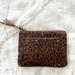 Madewell Bags | Madewell Pouch Small Wallet Genuine Calf Hair Leopard Animal Print | Color: Black/Brown | Size: Os
