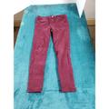 American Eagle Outfitters Jeans | American Eagle Jeans Women Red Jegging Pants Sz 2 Stretch Mid Rise Denim Ladies | Color: Red | Size: 2