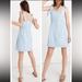 Madewell Dresses | Madewell Denim Tie-Strap Button-Front Sundress In Morley Wash Size 4 | Color: Blue | Size: 4