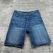 Levi's Shorts | Levis 569 Jean Shorts Mens 36 Blue Denim Bermuda Casual Cotton Outdoors Adult | Color: Blue | Size: 36