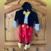 Disney Costumes | Kids Disney Mickey Mouse Hooded Costume Size 12-18 Months | Color: Black/Red | Size: 12-18 Months