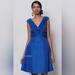 Anthropologie Dresses | Anthropologie Mirror Of Venus Silk Blue Dress. Size 2 | Color: Blue | Size: 2