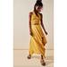 Free People Dresses | Free People Fp Beach Bethany Midi Dress Size Small Cut Out Free-Est In Mustard | Color: Yellow | Size: S