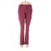Ann Taylor LOFT Outlet Casual Pants - High Rise Boot Cut Boot Cut: Pink Bottoms - Women's Size 4