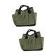 UKCOCO 2pcs Garden Buggy Bag Spherical Foam Garden Tool Holder Garden Tools Tote L Brackets Heavy Duty Tote Bag for Garden Tools Canvas Oxford Cloth Gardening Supplies Multiple Pockets