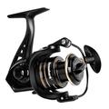 Seashark Spinning Fishing Reel FMCF,Freshwater and Seawater Fishing Reel, Max 17.6lb Carbon Resistance, High Speed Gear Ratio, Premium New Rolling Bearing and Drive Gear, Metal Spool and Handle (4000)