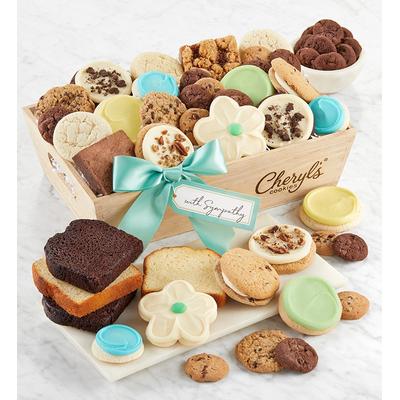 With Sympathy Gift Basket - Medium by Cheryl's Cookies