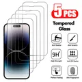 Protecteur d'écran en verre pour iPhone Film en verre pour iPhone 14 13 12 11 Pro Max 6 6s 7