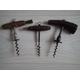3 old english corkscrews incl. Henshall baluster & silver 800 shank corkscrew - korkenzieher -tire bouchon - saca corchos - zapfenzieher !