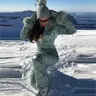 Tuta da sci monopezzo tuta da neve da donna tuta da sci in pile da montagna tuta da sci invernale