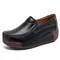 Scarpe basse da donna Mocassini comodi Scarpe da donna Sneakers in pelle traspirante Moda donna