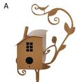 Birdhouse Garden Stakes Metal Birdhouse Attractive Bird Feeder Exquisite Garden Stakes Large Bird Houses for Courtyard Backyard Patio Outdoor Garden Decor Q2A7