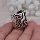 Mode Blume Thai Silber Unisex Finger Ring Original Schmuck Für Frauen Männer 2023 Neue Jahr Geschenk