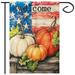 Welcome Fall Garden Flag- 12 x 18 Inches Double Sided Thanksgiving Pumpkin Yard Flag Farmhouse Autumn Harvest House Flag for Fall Outdoor Decors