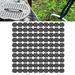 Garden Stakes Gasket Landscape Plastic Gasket Garden Stakes Pad for Weed Barrier Create Sturdier Hold 100pcs