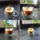 Doppel Wand 100% Glas Tasse Wärme Beständig Tee Kaffee Becher Mit Griff Tragbare Transparent Bier
