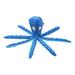 SEAYI Octopus Shaped Pet Plush Toysâ”‚Dog Squeaky No Stuffing Plush Chew Toys for Small Medium Dogs Puppy Teethingâ”‚Tough Durable Teething Interactive Dogs Chew Toys Blue