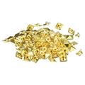 60Sets Spike Rivet 12mm Cone Rapid Rivet Nailhead Studs Copper Punk Square Spikes (Gold Tone)