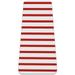 Red & White Stripes Pattern TPE Yoga Mat for Workout & Exercise - Eco-friendly & Non-slip Fitness Mat