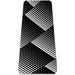 Halftone Design in Black and White Dots Pattern TPE Yoga Mat for Workout & Exercise - Eco-friendly & Non-slip Fitness Mat