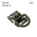 1/2/5pcs Camp Hike Tactical Swivel Attach EDC tool Backpacks Locking Carabiner Hose Clamp D Ring Clip Mountain Clamp Strap Hang Buckle KHAKI 1PC STYLE 2