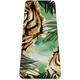 Watercolor Tiger Forest Leaves Pattern TPE Yoga Mat for Workout & Exercise - Eco-friendly & Non-slip Fitness Mat