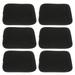6 Pcs Pad Shoulder Straps Black Backpacks Pads for Professional Portable Duffel Bag