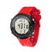 Digital Chronograph Watch 10 ATM 330ft Waterproof for Swimming and Diving with Silicone Band Backlight Alarm Clock Stopwatch Calendar Dual Time Zone
