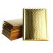 NCWSO 50PC Waterproof Bubble Express Bag for Office Supplies Stationery Bubble Mailers Padded Envelopes Lined Poly Mailer Self Seal Aluminizer 50Pcs Golden A