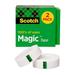 Scotch Magic Tape 2 Rolls Numerous Applications Invisible Engineered for Repairing 3/4 x 1000 Inches Boxed (810K2)