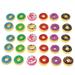 30 Pcs Rubber Band Pupil Rubbers Kids Mini Toys Animal Erasers Donut Decors Pencil Top Lovely Bulk Pupils