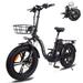 KETELES 20 Fat Tire Electric Bike for Adults 1000W Electric Bicycle Electric Mountain Bicycle Commuter Snow Bike Ebike E-bike with 48V 17.5AH Removable Battery