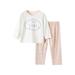 Clothes for Kids Girls Unisex Spring Summer Print Cotton Long Sleeve Pants Romper Body Hat Gloves Girls Outfits